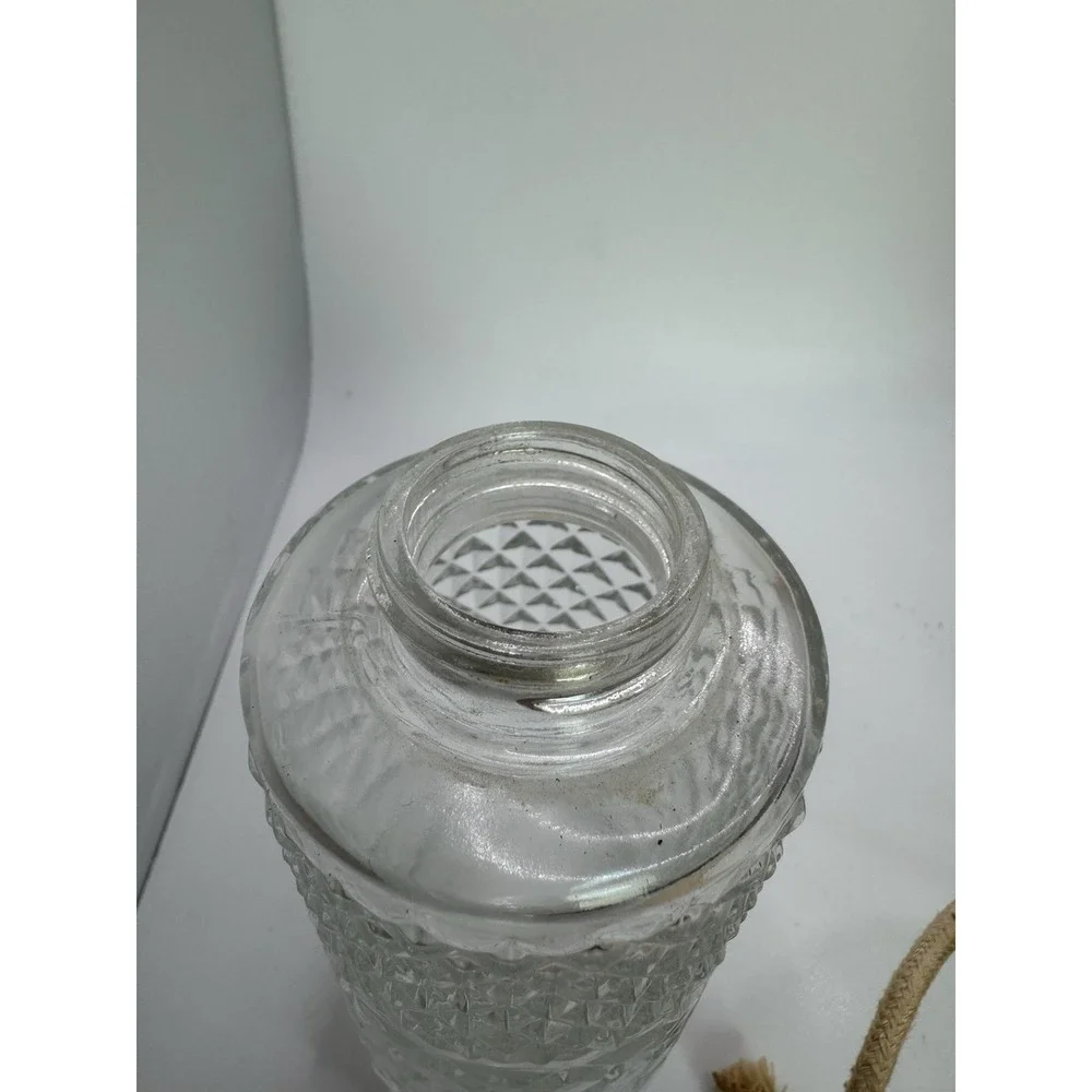 Vtg 1985 Austrian Lamplight Farms‎ Crystal Glass Oil Lamps 6